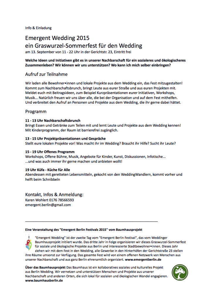 Info & Einladung Emergent Wedding 2015 copy